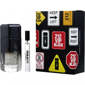 CAROLINA HERRERA 212 VIP BLACK ZESTAW EDP 100ML + EDP 10ML WODA PERFUMOWANA
