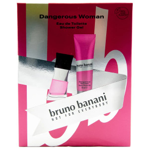 BRUNO BANANI DANGEROUS WOMAN ZESTAW EDT 30ML + ŻEL P/P 50ML