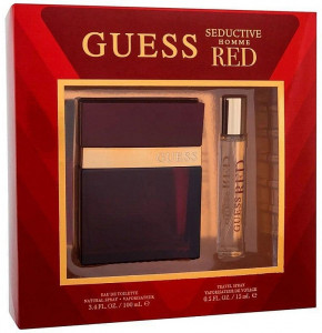 GUESS SEDUCTIVE RED HOMME ZESTAW EDT 100ML + EDT 15ML WODA TOALETOWA