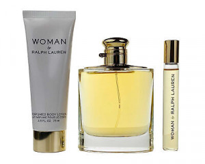 RALPH LAUREN WOMAN BY RALPH LAUREN ZESTAW EDP 100ML + EDP 10ML + BALSAM 75ML