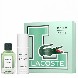 LACOSTE MATCH POINT ZESTAW EDT 100ML + DEZODORANT 150ML