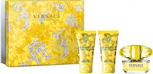 VERSACE YELLOW DIAMOND ZESTAW EDT 50ML + BALSAM 50ML + ŻEL P/P 50ML