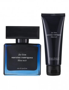 NARCISO RODRIGUEZ FOR HIM BLEU NOIR ZESTAW EDP 50ML + ŻEL P/P 50ML