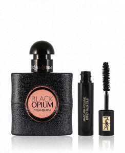 YVES SAINT LAURENT BLACK OPIUM ZESTAW EDP 30ML + MASCARA EFFET FAUX CILS No 1 2ml