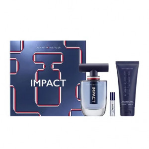TOMMY HILFIGER IMPACT ZESTAW EDT 100ML + EDT 4ML + ŻEL P/P 100ML