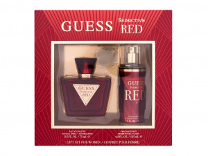 GUESS SEDUCTIVE RED ZESTAW EDT 75ML + MGIEŁKA PERFUMOWANA 125ML
