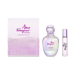 SALVATORE FERRAGAMO AMO FERRAGAMO FLOWERFUL ZESTAW EDT 100ML + EDT 10ML WODA TOALETOWA