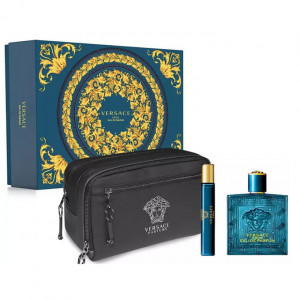 VERSACE EROS ZESTAW EDP 100ML + EDP 10ML + KOSMETYCZKA