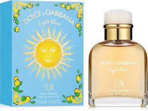 DOLCE&GABBANA LIGHT BLUE SUN POUR HOMME EDT 125ML WODA TOALETOWA TESTER