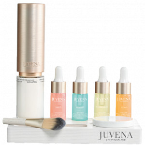 Juvena Skinsation Global Anti-Age Cream Fluid Zestaw Serum do twarzy 50ml + Koncentraty 4x10ml