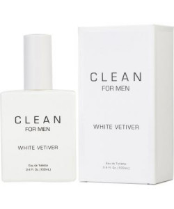 CLEAN FOR MEN WHITE VETIVER EDT 100ML WODA TOALETOWA TESTER