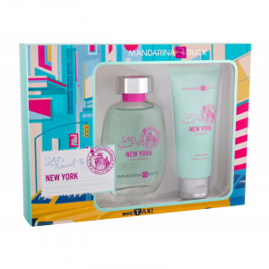 MANDARINA DUCK LET'S TRAVEL TO MIAMI FOR WOMAN ZESTAW EDT 100ML + ŻEL P/P 100ML
