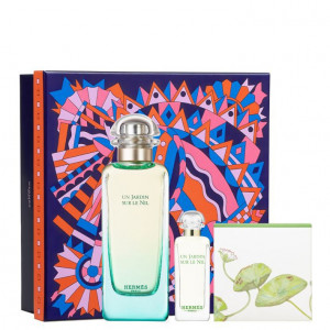 HERMES UN JARDIN SUR LE NIL ZESTAW EDT 100ML + EDT 7,5ML + MYDŁO 50g